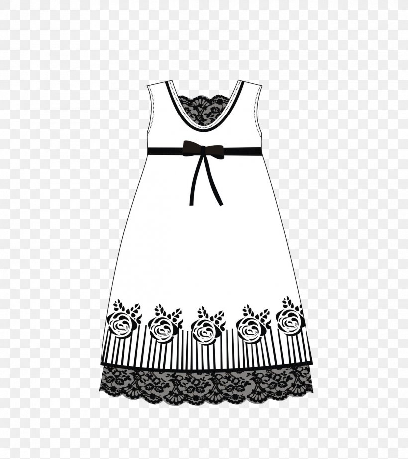 Dress Clothing Sleeve, PNG, 1215x1367px, Dress, Black, Black And White, Children S Clothing, Clothing Download Free