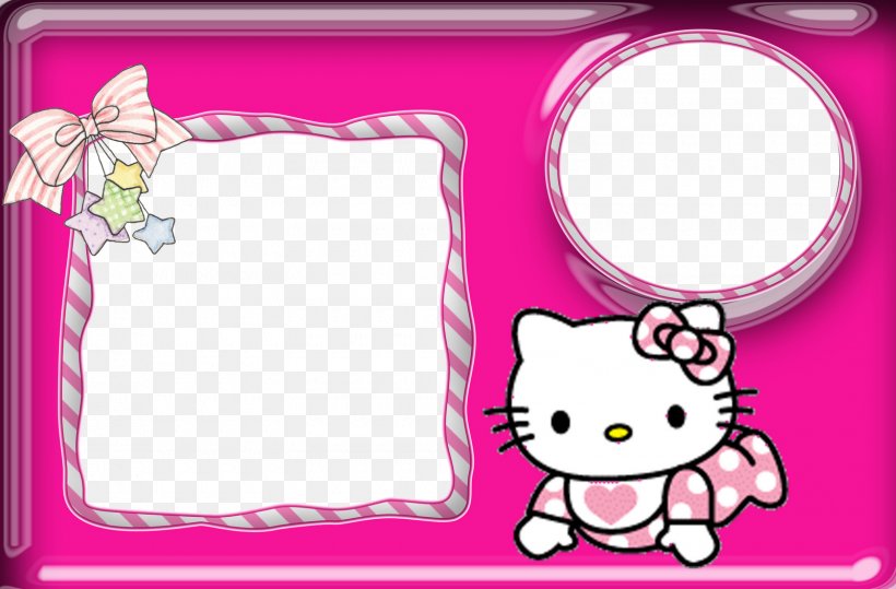 Hello Kitty Birthday Convite Photography, PNG, 1600x1053px, Watercolor, Cartoon, Flower, Frame, Heart Download Free
