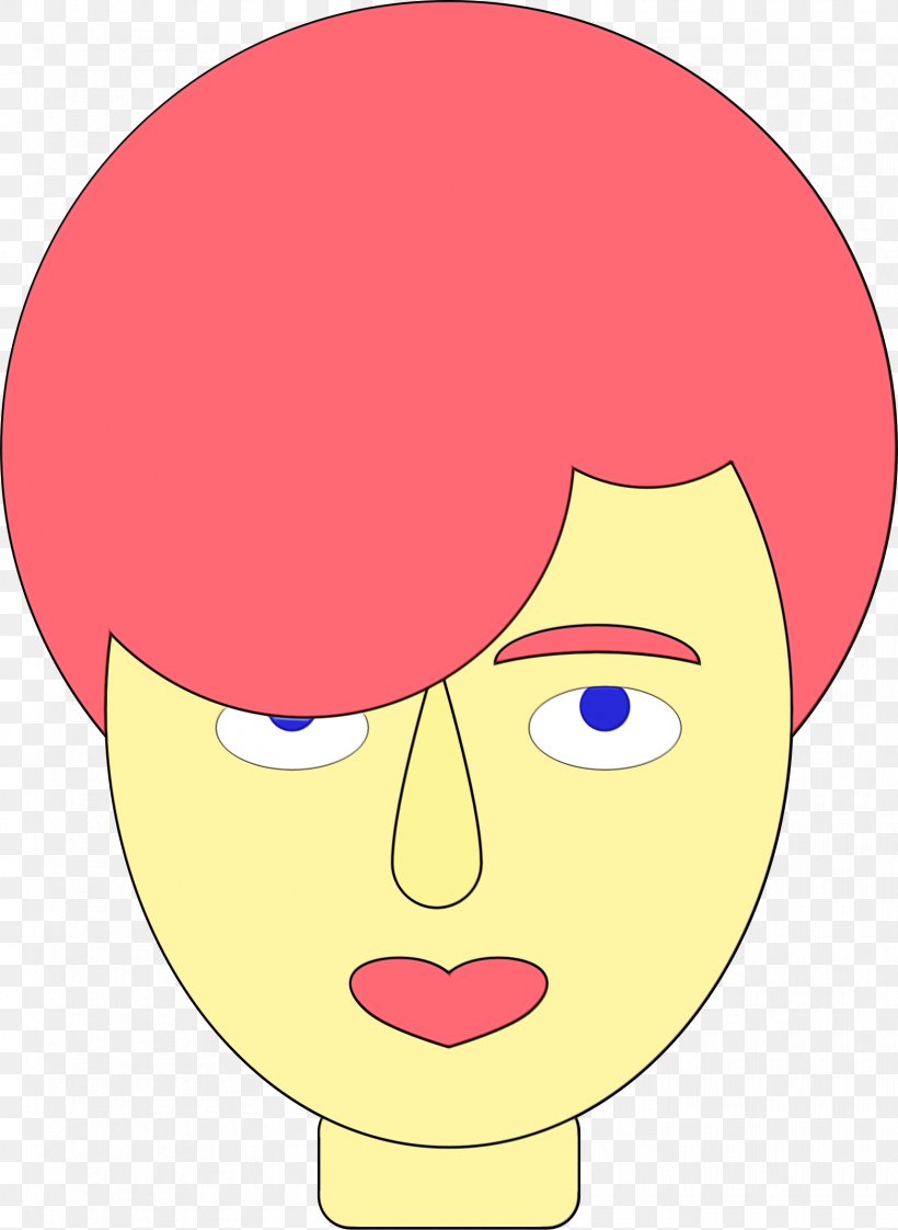 Face Cheek Cartoon Nose Pink, PNG, 1714x2347px, Watercolor, Cartoon, Cheek, Chin, Face Download Free