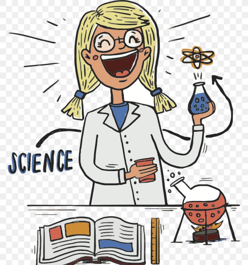 Scientist Laboratory Science Drawing Chemistry, PNG, 768x877px, Scientist,  Area, Art, Cartoon, Chemistry Download Free