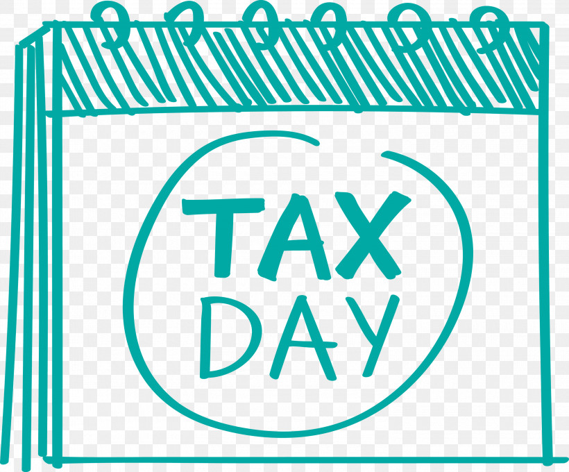 Tax Day, PNG, 3000x2489px, Tax Day, Aqua, Green, Line, Logo Download Free