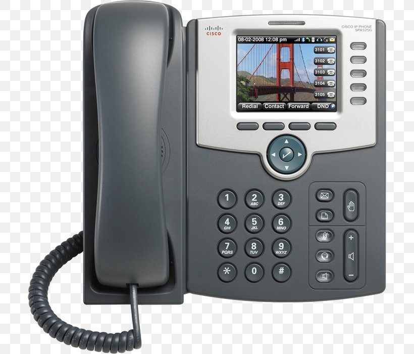 VoIP Phone Mobile Phones Voice Over IP Telephone Cisco SPA525G2 Ip Phone Cable Dark Gray SPA525G2-EU, PNG, 710x700px, Voip Phone, Business, Cisco, Cisco Systems, Communication Download Free