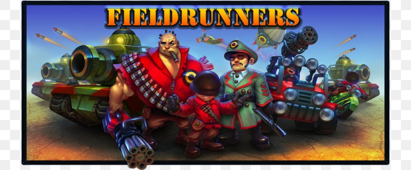 Fieldrunners HD Fieldrunners 2 Tower Defense Android, PNG, 1024x425px, Fieldrunners, Action Figure, Android, Fieldrunners 2, Game Download Free