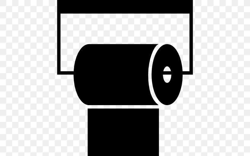 Kitchen Paper Towel Bathroom, PNG, 512x512px, Paper, Area, Bathroom, Black, Black And White Download Free