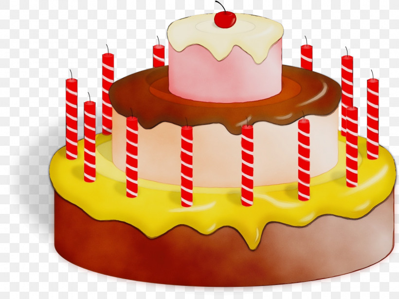 Birthday Cake, PNG, 1280x960px, Watercolor, Baking, Birthday Cake, Buttercream, Cake Download Free