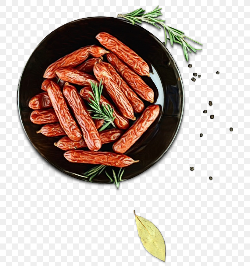 Chorizo Sausage Kabanos Kielbasa Vegetable, PNG, 735x874px, Watercolor, Biology, Chorizo, Kabanos, Kielbasa Download Free