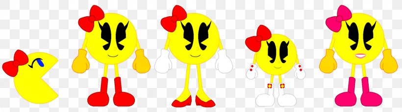 Ms. Pac-Man Pac 'n Roll Pac-Land Pac-Man World, PNG, 1687x473px, Ms Pacman, Arcade Game, Drawing, Namco, Nintendo Entertainment System Download Free