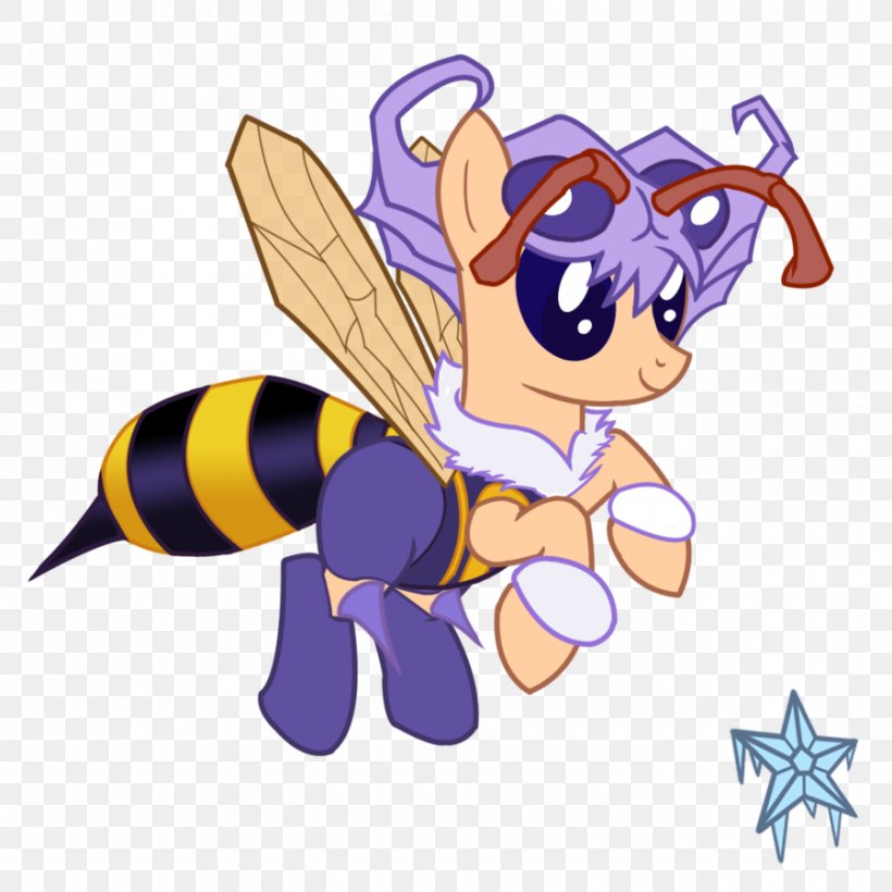 Pony Honey Bee Darkstalkers Hsien-Ko, PNG, 900x900px, Watercolor, Cartoon, Flower, Frame, Heart Download Free