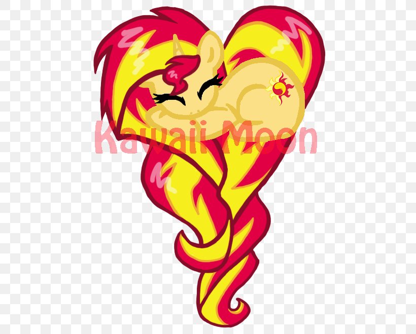 Sunset Shimmer Pony Pinkie Pie Princess Celestia Shining Armor, PNG, 467x659px, Watercolor, Cartoon, Flower, Frame, Heart Download Free