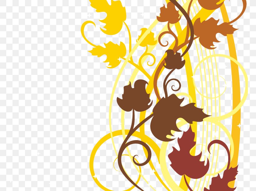 Euclidean Vector Autumn Clip Art, PNG, 768x612px, Autumn, Art, Brand, Flower, Leaf Download Free