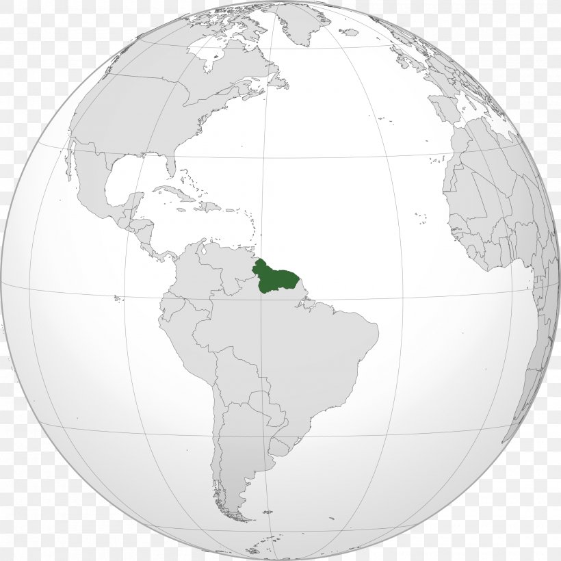 French Guiana Saramacca River Guyana Surinam Arawak, PNG, 2000x2000px, French Guiana, Americas, Arawak, Country, Globe Download Free