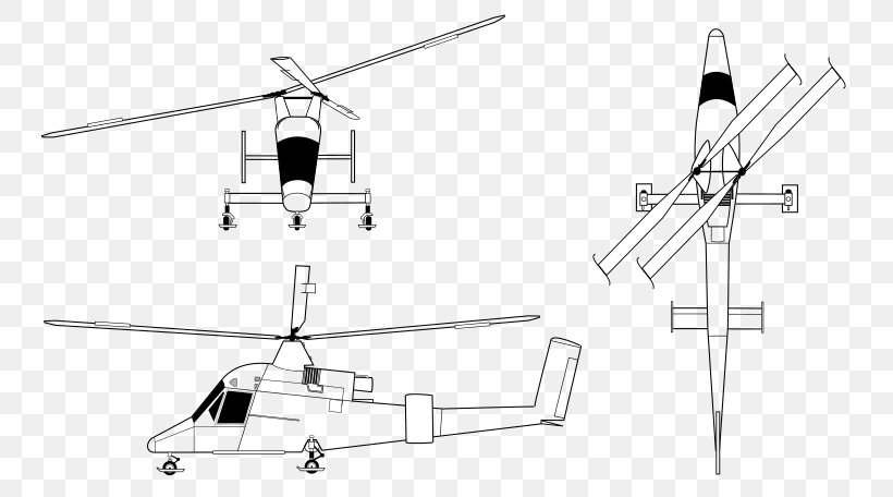 Helicopter Rotor Kaman K-MAX Kaman K-225 Aircraft, PNG, 800x456px, Helicopter Rotor, Aerospace, Aircraft, Black And White, Business Download Free