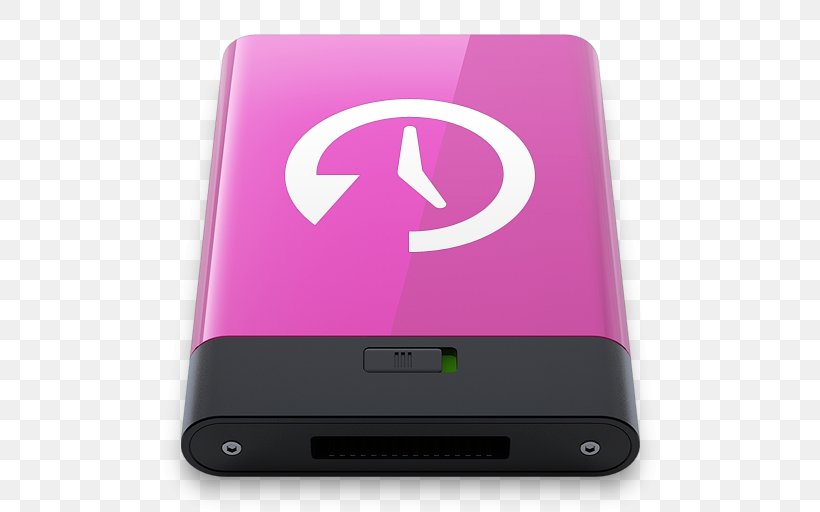 Pink Electronic Device Gadget Multimedia, PNG, 512x512px, Backup, Data, Data Storage, Disk Storage, Electronic Device Download Free