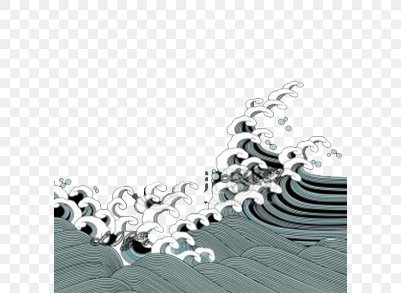 Wind Wave Clip Art, PNG, 600x600px, Wind Wave, Art, Black And White, Cdr, Chain Download Free