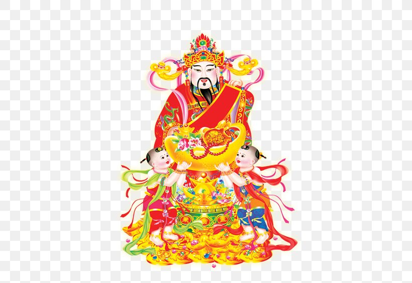 Caishen Chinese New Year Deity Chinese Folk Religion Chinese Gods And Immortals, PNG, 531x564px, Caishen, Art, Buddhism, Chinese Folk Religion, Chinese Gods And Immortals Download Free