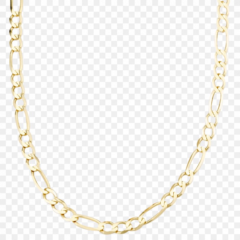 Figaro chain Jewellery chain Necklace Gold, chain transparent background PNG  clipart