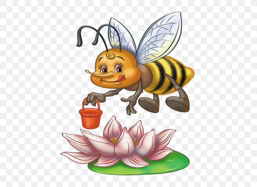 Honey Bee Honeycomb Illustration Image, PNG, 547x597px, Bee, Beehive, Bumblebee, Cartoon, Drawing Download Free