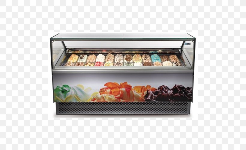 Ice Cream Gelato Display Window Bakery Refrigeration, PNG, 500x500px, Ice Cream, Bakery, Defrosting, Display Case, Display Window Download Free