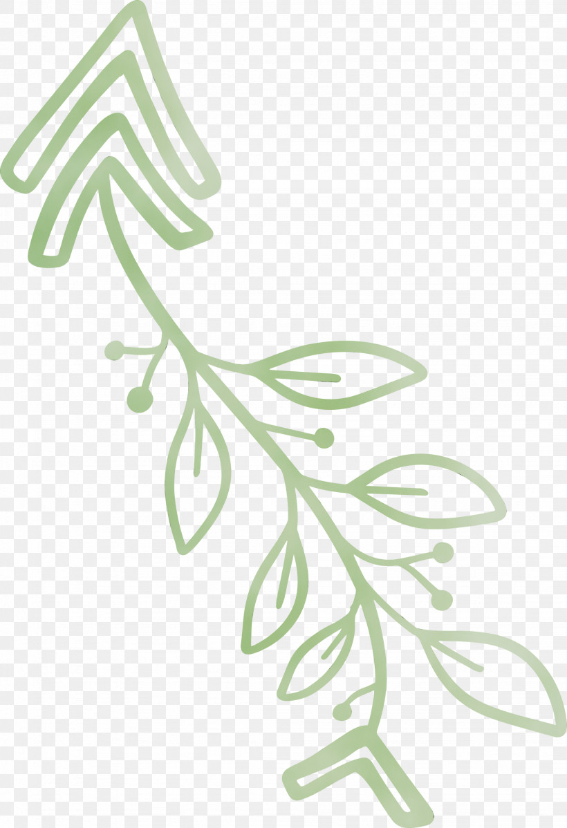 Plant Stem Flower Leaf Green Meter, PNG, 2052x3000px, Boho Arrow, Cute Arrow, Flower, Green, Hand Drawn Arrow Download Free