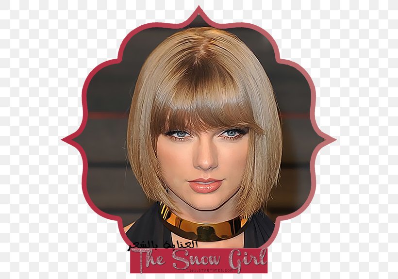 Taylor Swift Bob Cut Hairstyle Bangs, PNG, 600x575px, Watercolor, Cartoon, Flower, Frame, Heart Download Free