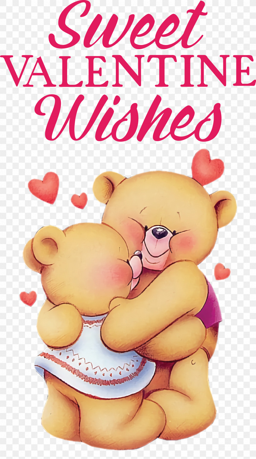 Teddy Bear, PNG, 3443x6163px, Teddy Bear, Cartoon, Character, Hug, Valentines Day Download Free