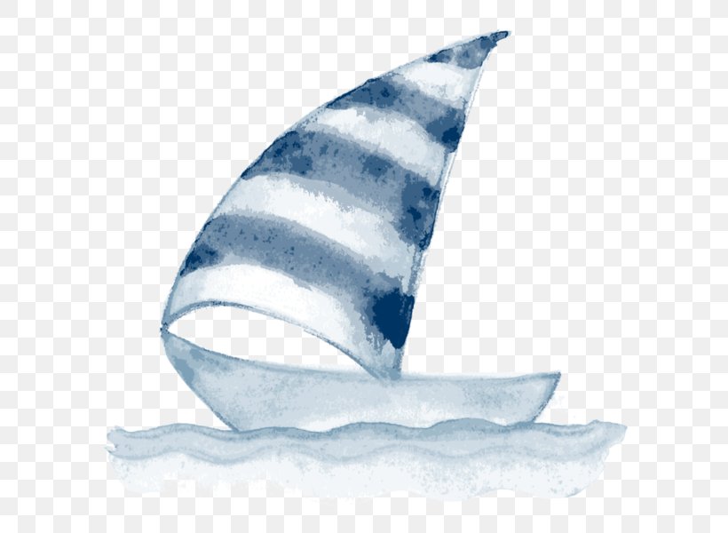 Watercolor Painting Sailing Ship Sailboat, PNG, 600x600px, Watercolor Painting, Blue, Boat, Canvas, Dolphin Download Free