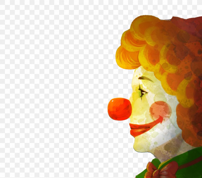 Clown Watercolor Painting Icon, PNG, 2613x2301px, Clown, April Fools Day, Circus, Evil Clown, Juggling Download Free