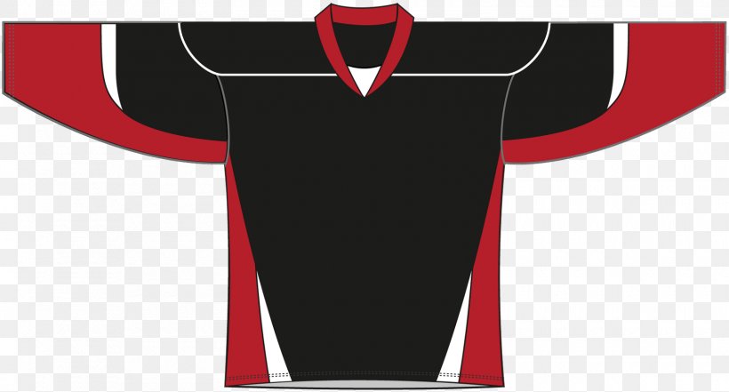 T-shirt Hockey Jersey Red Sleeve, PNG, 1600x862px, Tshirt, Black, Brand, Clothing, Hockey Jersey Download Free