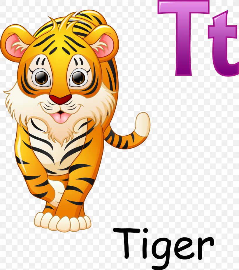 Tiger Cartoon Illustration, PNG, 1636x1846px, Tiger, Animal, Art, Big Cats, Carnivoran Download Free
