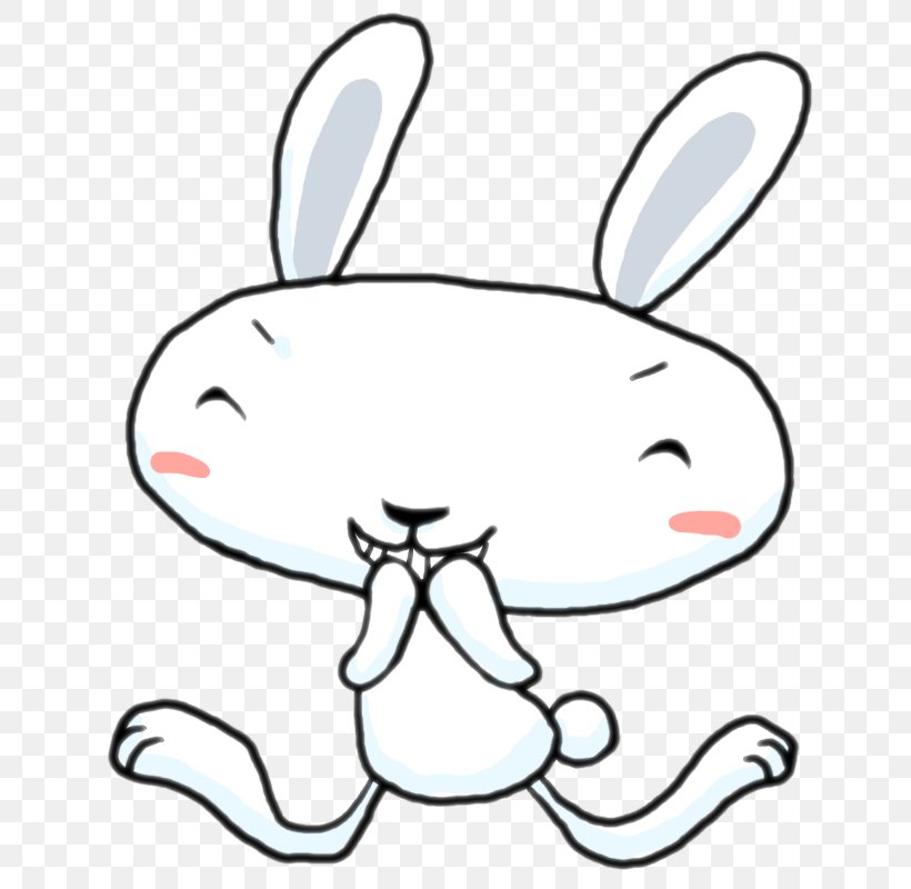 Domestic Rabbit Hare Whiskers Line Art Clip Art, PNG, 800x800px, Domestic Rabbit, Area, Artwork, Black And White, Cartoon Download Free