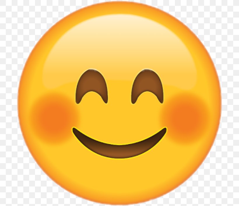 Happy Face Emoji, PNG, 707x707px, Emoji, Blushing, Cheek, Emoticon, Eye Download Free