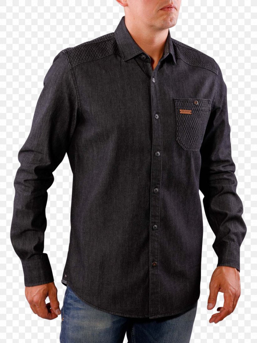 T-shirt Dress Shirt Harrington Jacket, PNG, 1200x1600px, Tshirt, Blouson, Button, Clothing, Denim Download Free