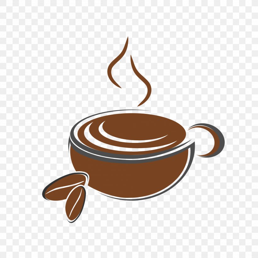 Coffee Cappuccino Ristretto Cafe Logo, PNG, 1999x1999px, Coffee, Cafe, Caffeine, Cappuccino, Coffee Bean Download Free