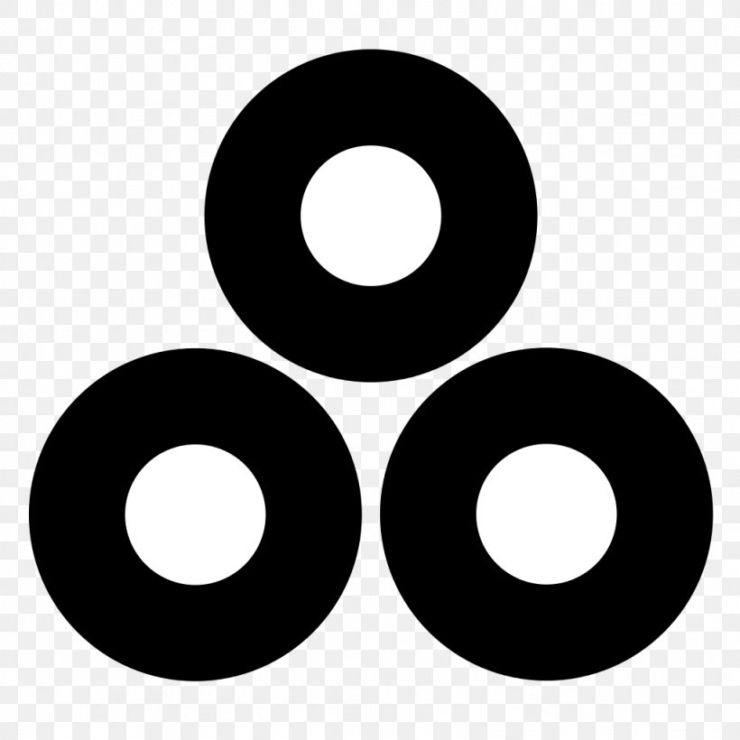 Mon Circled Dot 弦巻紋 Symbol Tsurumaki, PNG, 1024x1024px, Mon, Black, Black And White, Circled Dot, Crest Download Free