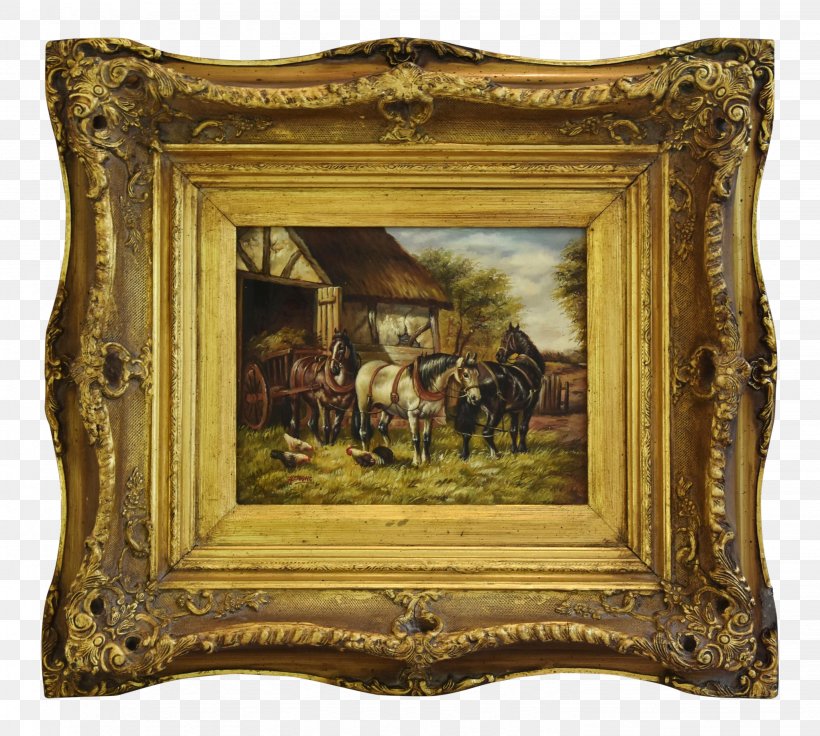 Picture Frames Oil Painting Levkas, PNG, 2862x2572px, Picture Frames, Antique, Barn, Brass, Chairish Download Free
