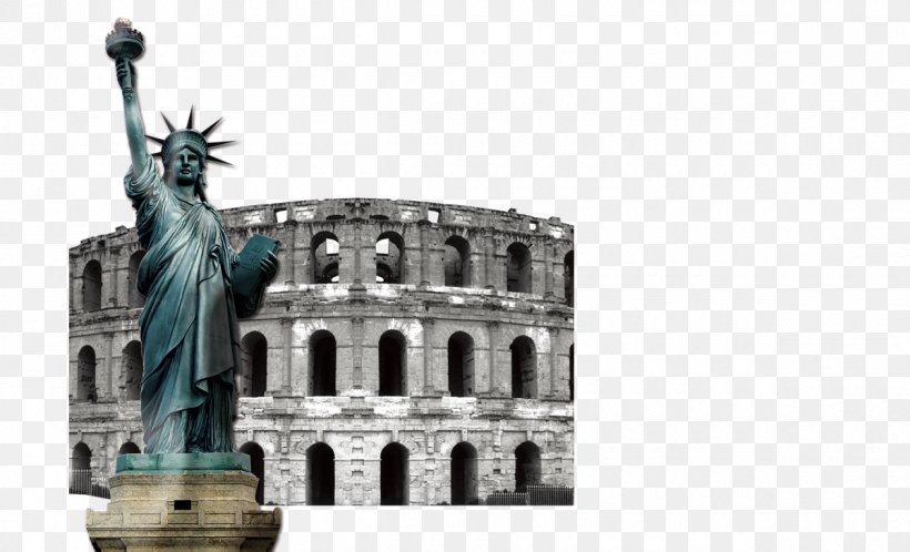 Statue Of Liberty Sculpture, PNG, 1200x729px, Statue Of Liberty, Arch, Architecture, Brand, Building Download Free