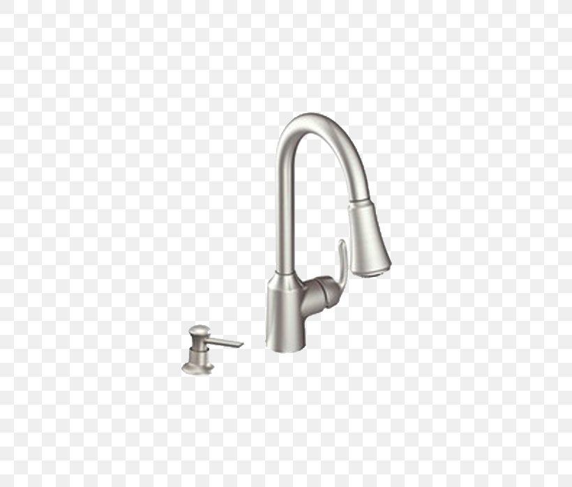 Tap Moen Kitchen Sink Soap Dispenser, PNG, 674x698px, Tap, Bathroom, Bathtub, Brushed Metal, Faucet Aerator Download Free