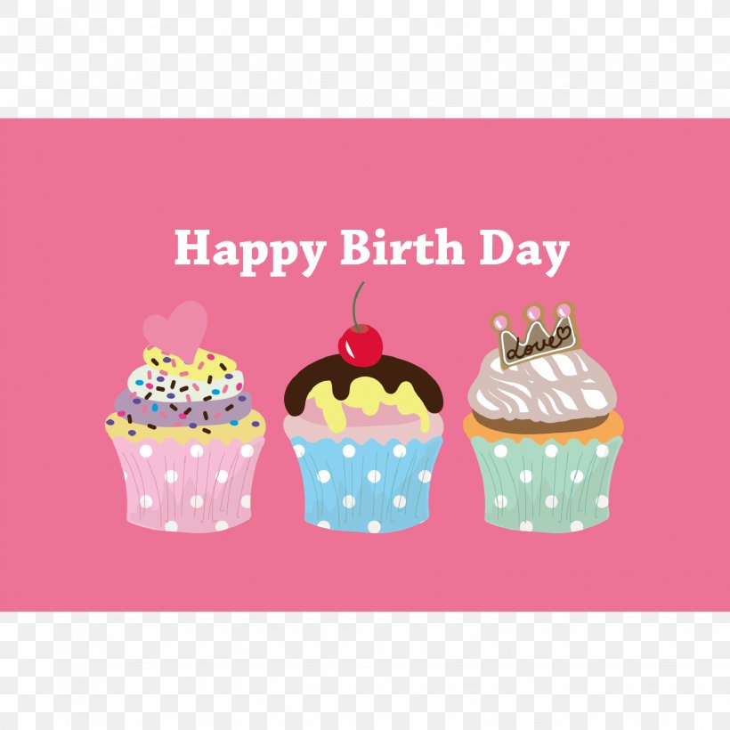 Cupcake Birthday Cake Frosting & Icing Greeting & Note Cards, PNG, 1748x1748px, Cake, Birthday, Birthday Cake, Biscuits, Cake Decorating Download Free