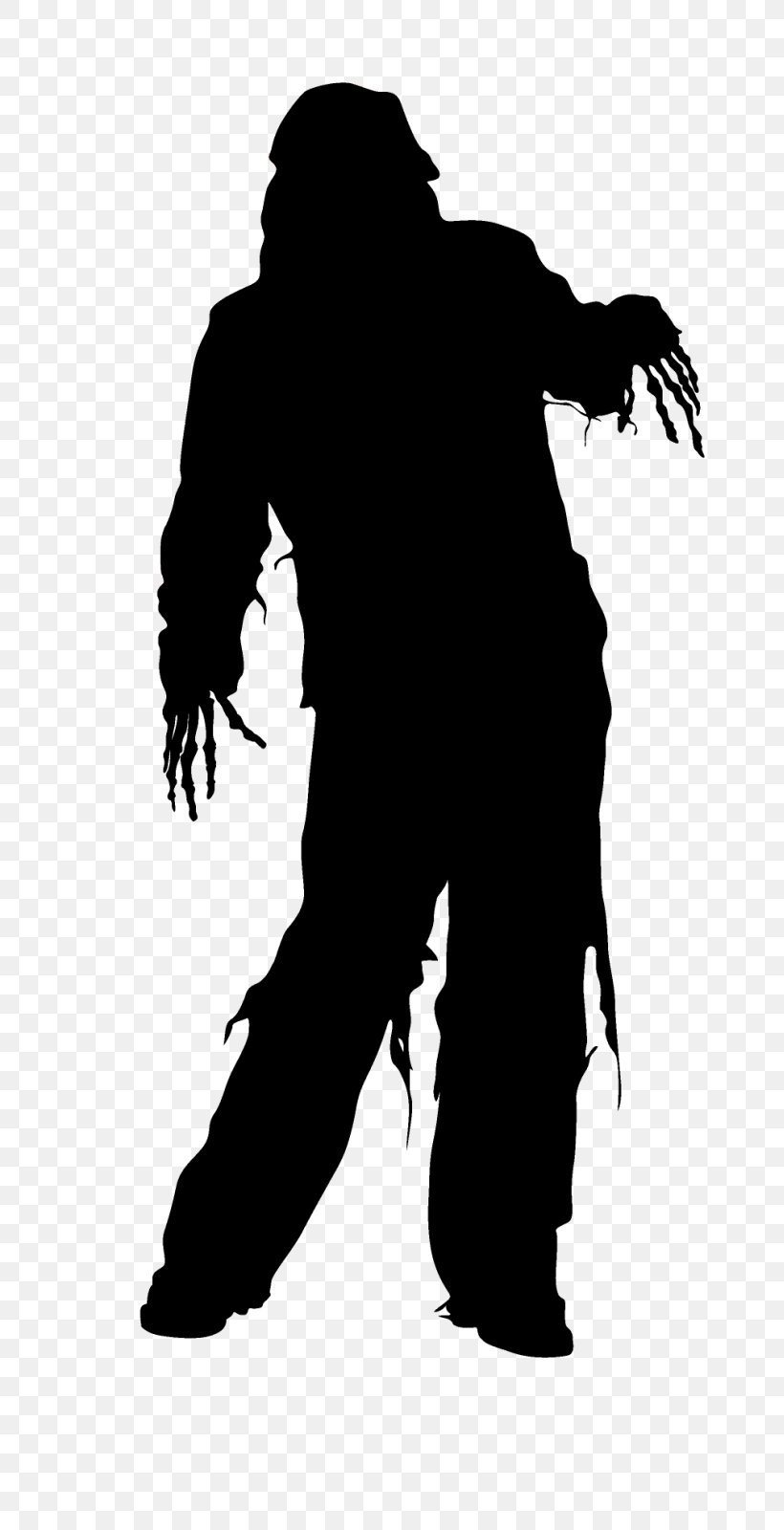 Silhouette Halloween Film Series Drawing, PNG, 819x1600px, Silhouette, Black, Black And White, Character, Drawing Download Free
