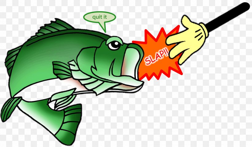 Slapping Fish Bass Clip Art, PNG, 1940x1136px, Slapping, Amphibian, Bass, Bass Guitar, Cartoon Download Free