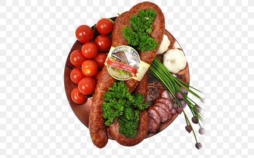 Thuringian Sausage Bratwurst Sujuk Venison Vegetarian Cuisine, PNG, 510x510px, Thuringian Sausage, Beef, Bratwurst, Breakfast Sausage, Bresaola Download Free