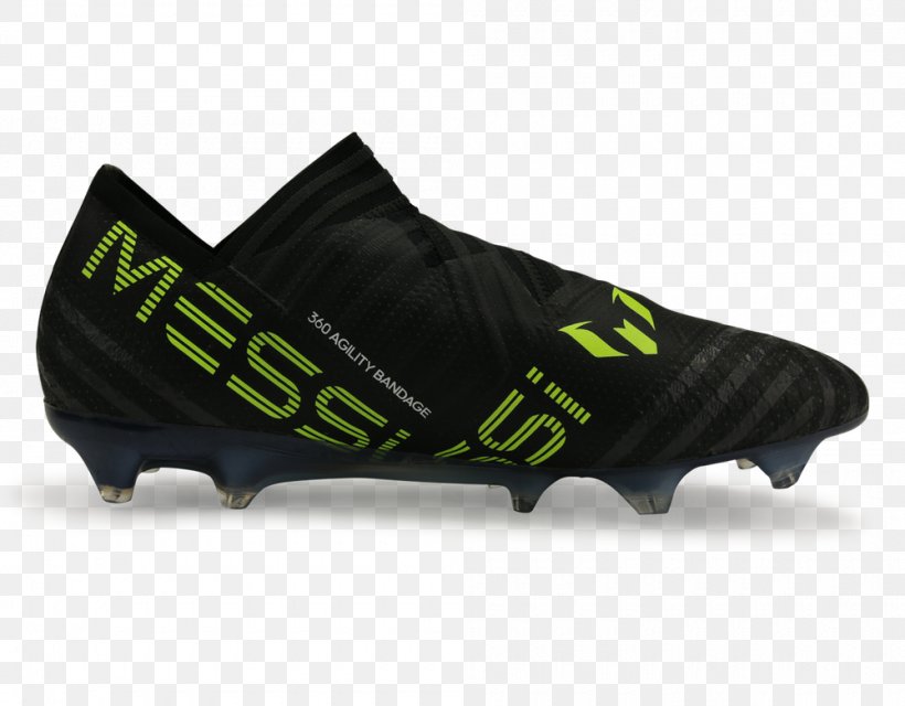 Cleat Adidas Nemeziz Messi 17+ 360 Agility FG Shoe Footwear, PNG, 1000x781px, Cleat, Adidas, Adidas Nemeziz, Athletic Shoe, Black Download Free