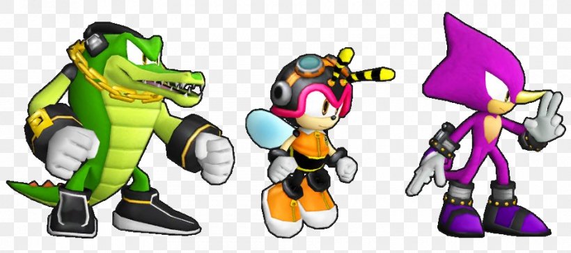 Sonic Runners Knuckles' Chaotix Vector The Crocodile Espio The Chameleon Sonic Heroes, PNG, 940x418px, Sonic Runners, Animal Figure, Ariciul Sonic, Art, Cartoon Download Free