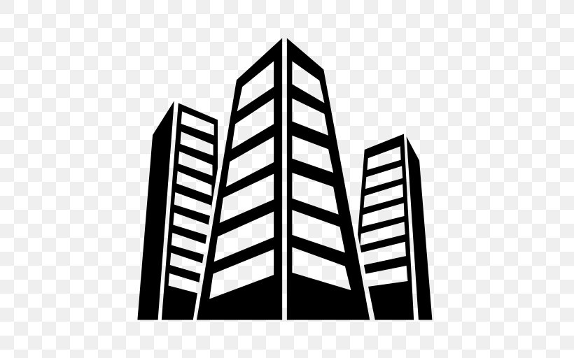 Building Business, PNG, 512x512px, Building, Architectural Engineering, Biurowiec, Black And White, Brand Download Free
