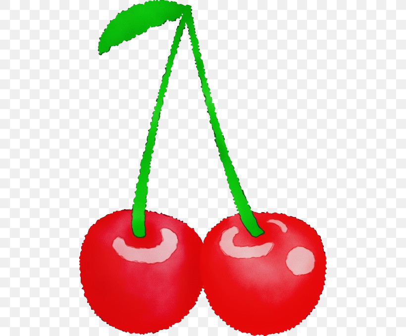 Cherry, PNG, 500x678px, Watercolor, Cherry, Paint, Wet Ink Download Free