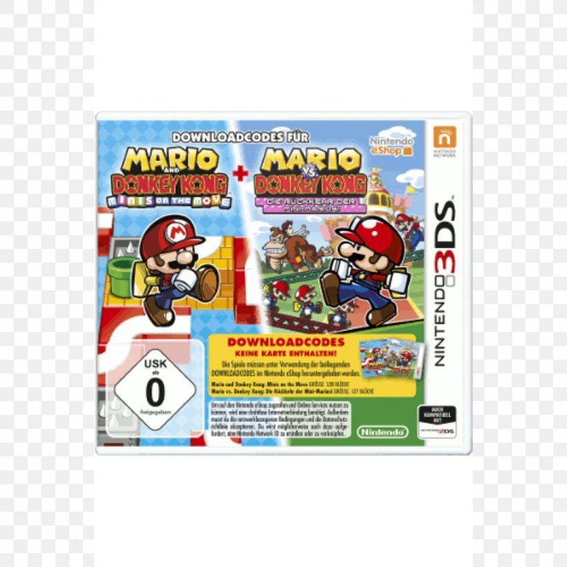 Mario Vs. Donkey Kong: Minis March Again! Mario Vs. Donkey Kong 2: March Of The Minis Mario Vs. Donkey Kong: Tipping Stars Mario Vs. Donkey Kong: Mini-Land Mayhem!, PNG, 1024x1024px, Mario Vs Donkey Kong, Action Figure, Donkey Kong, Donkey Kong Country Returns, Games Download Free