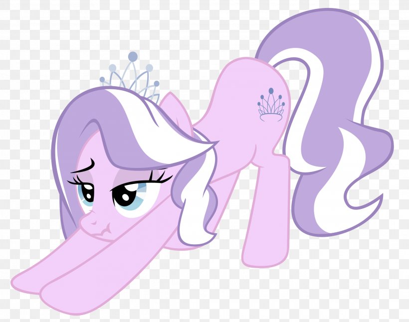 Pony Diamond Tiara Princess Luna Derpy Hooves, PNG, 2227x1756px, Watercolor, Cartoon, Flower, Frame, Heart Download Free