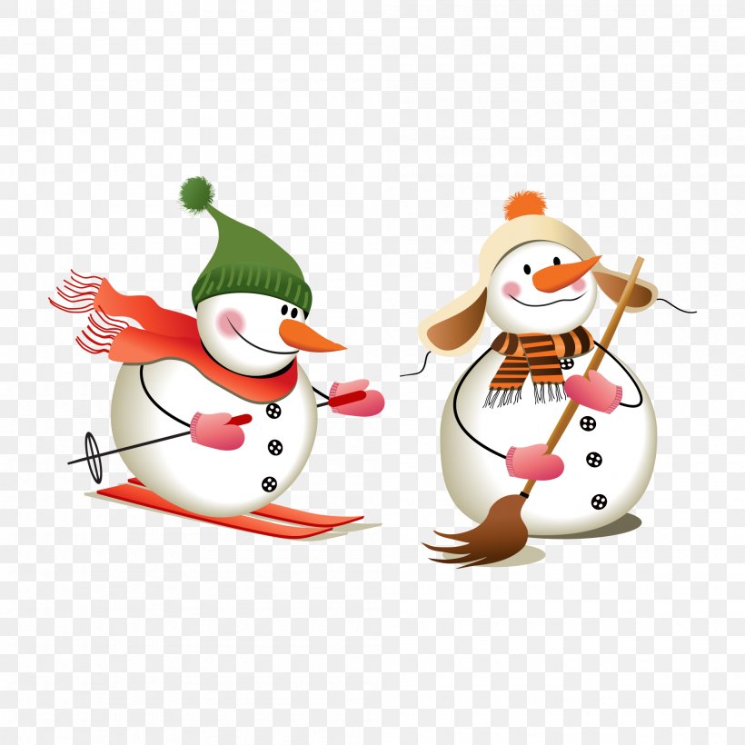 Snowman Royalty-free Christmas Illustration, PNG, 2000x2000px, Snowman, Bird, Christmas, Christmas Decoration, Christmas Ornament Download Free