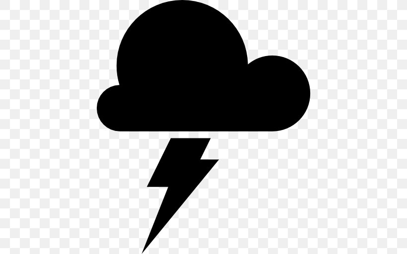 Thunderstorm Symbol Cloud, PNG, 512x512px, Storm, Black And White, Brand, Cloud, Cumulonimbus Download Free