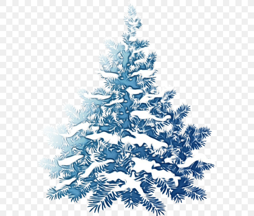 Christmas Tree, PNG, 577x698px, Watercolor, Balsam Fir, Christmas Decoration, Christmas Tree, Colorado Spruce Download Free